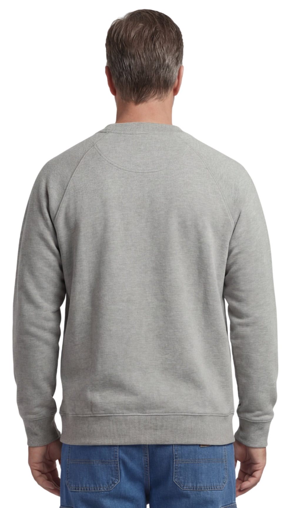Men's Fleece Long Sleeve Pullover — Warm Layer for Hiking, Camping & Outdoor Adventures