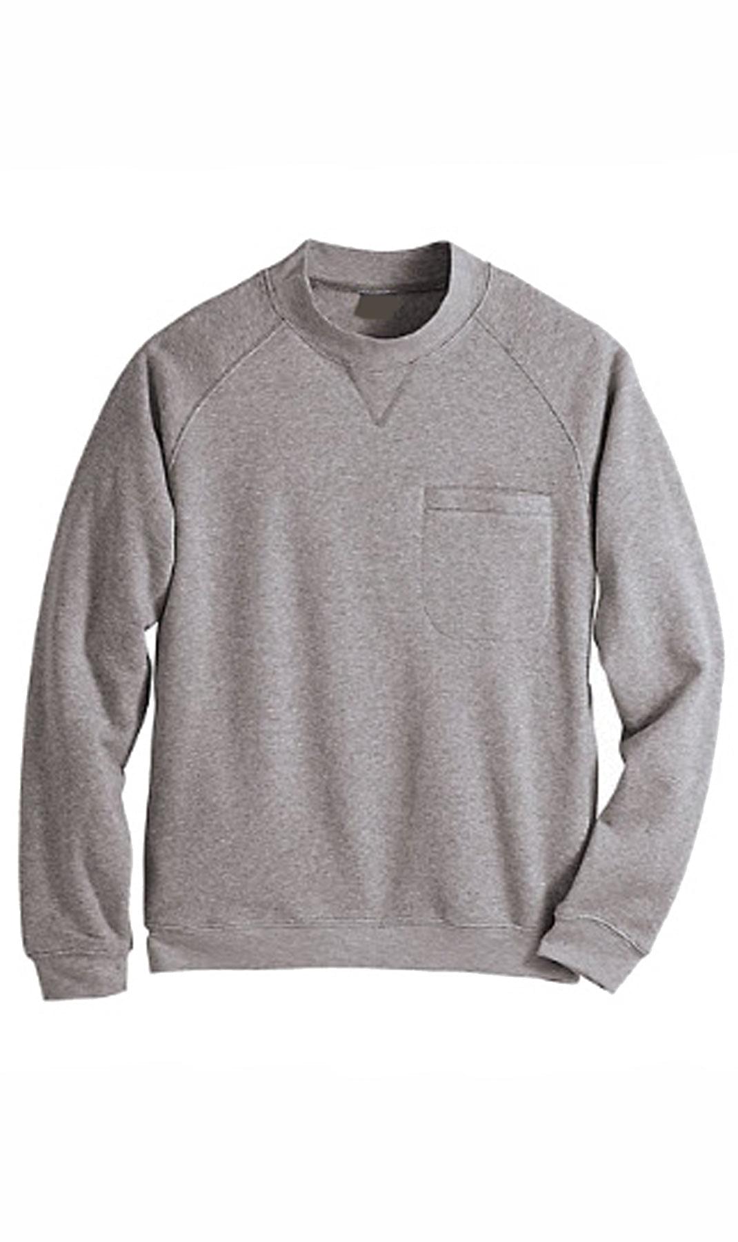 Men's Fleece Long Sleeve Pullover — Warm Layer for Hiking, Camping & Outdoor Adventures